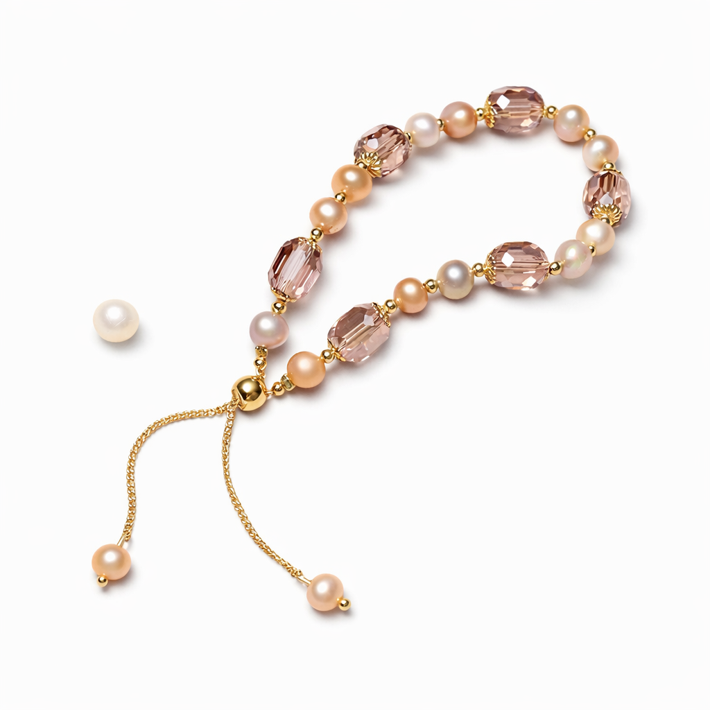 Soft Blush Pearl Bracelet