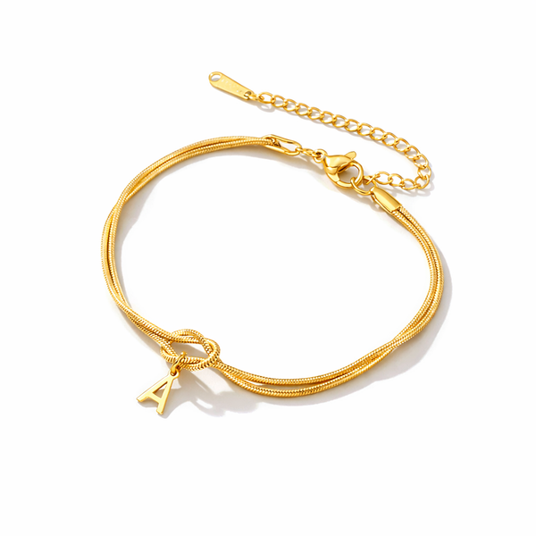 My Initial Knot Bracelet