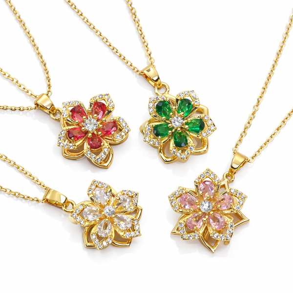 Celeste Flower Necklace